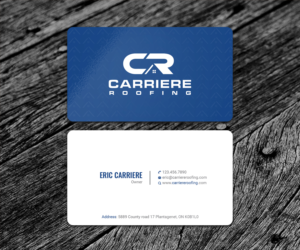 Design de Carte de Visite par SS_Designs pour Carriere Roofing | Design : #15988524