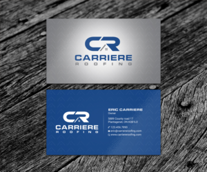 Design de Carte de Visite par SS_Designs pour Carriere Roofing | Design : #15988525