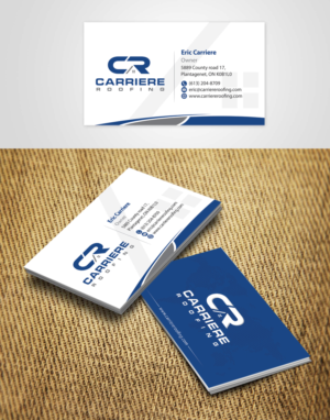 Business Card Design by alpesh9520 for Carriere Roofing | Design: #15975398