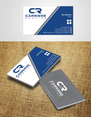 Business Card Design by alpesh9520 for Carriere Roofing | Design: #15975399
