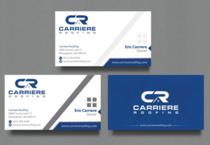 Business Card Design by alpesh9520 for Carriere Roofing | Design: #15975947