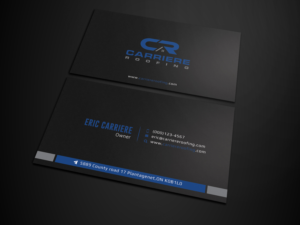 Business Card Design by Graphic Flame for Carriere Roofing | Design: #15999248