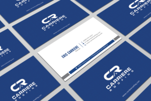 Business Card Design by Graphic Flame for Carriere Roofing | Design: #15999251