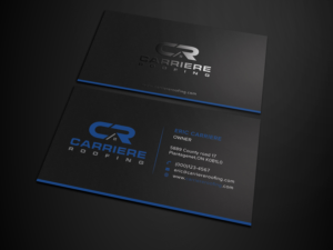 Business Card Design by Graphic Flame for Carriere Roofing | Design: #15999259