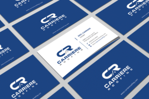 Business Card Design by Graphic Flame for Carriere Roofing | Design: #15999261