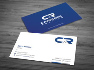 Business Card Design by Graphic Flame for Carriere Roofing | Design: #15999278
