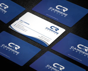 Business Card Design by Graphic Flame for Carriere Roofing | Design: #15999292