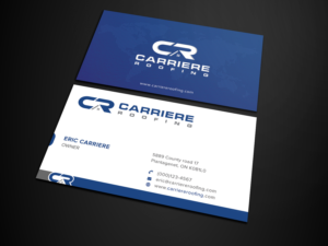 Business Card Design by Graphic Flame for Carriere Roofing | Design: #15999294