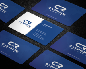 Business Card Design by Graphic Flame for Carriere Roofing | Design: #15999296