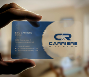 Business Card Design by Graphic Flame for Carriere Roofing | Design: #15999323