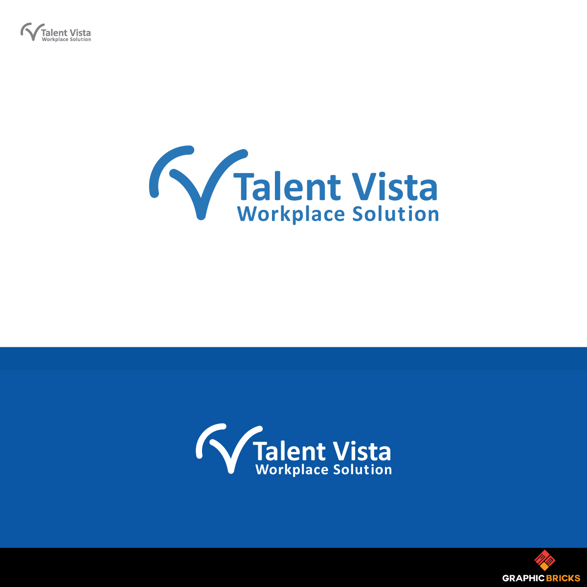 Logo Design by Graphic Bricks for Talent Vista Workplace Solutions  | Design #15982078