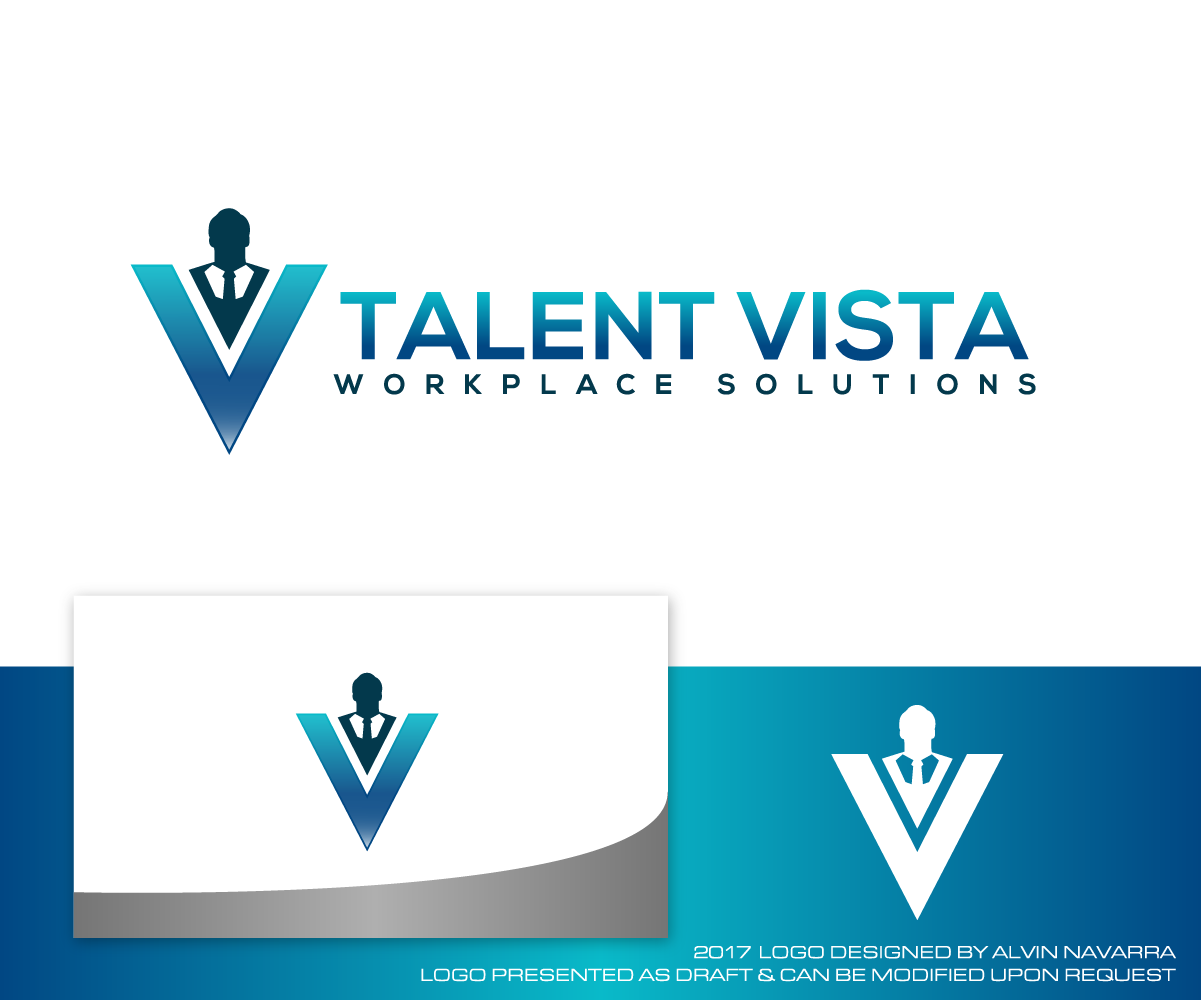 Diseño de Logo por alvinnavarra para Talent Vista Workplace Solutions  | Diseño #15978602