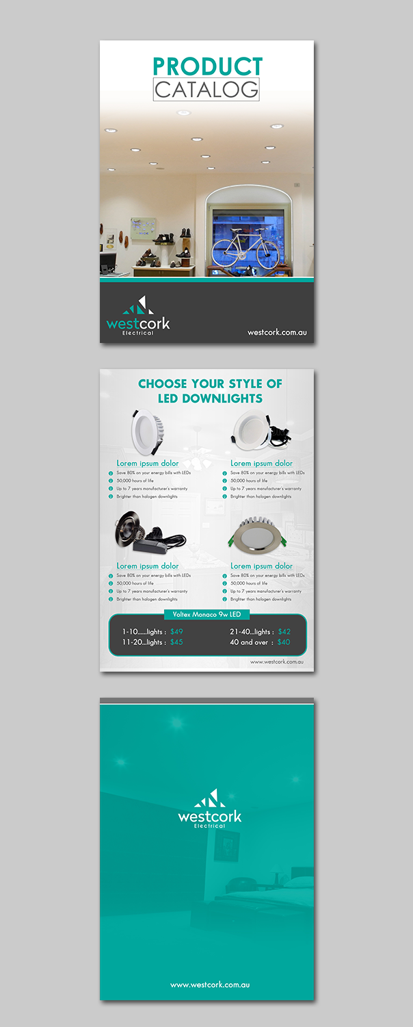 Diseño de Brochure por aspiremedia para Westcork Pty Ltd | Diseño #15984093