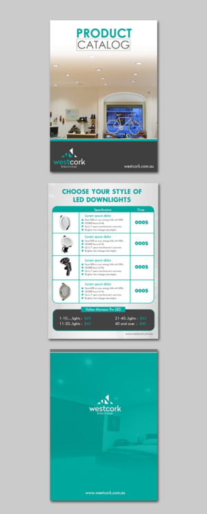 Diseño de Brochure por aspiremedia para Westcork Pty Ltd | Diseño: #15984654