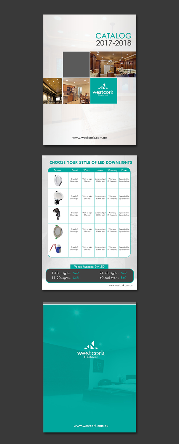 Diseño de Brochure por aspiremedia para Westcork Pty Ltd | Diseño #15992937