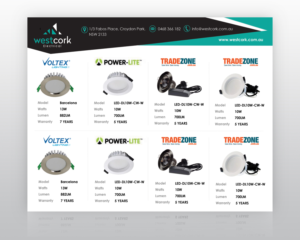 Diseño de Brochure por - SWING - para Westcork Pty Ltd | Diseño: #15987810