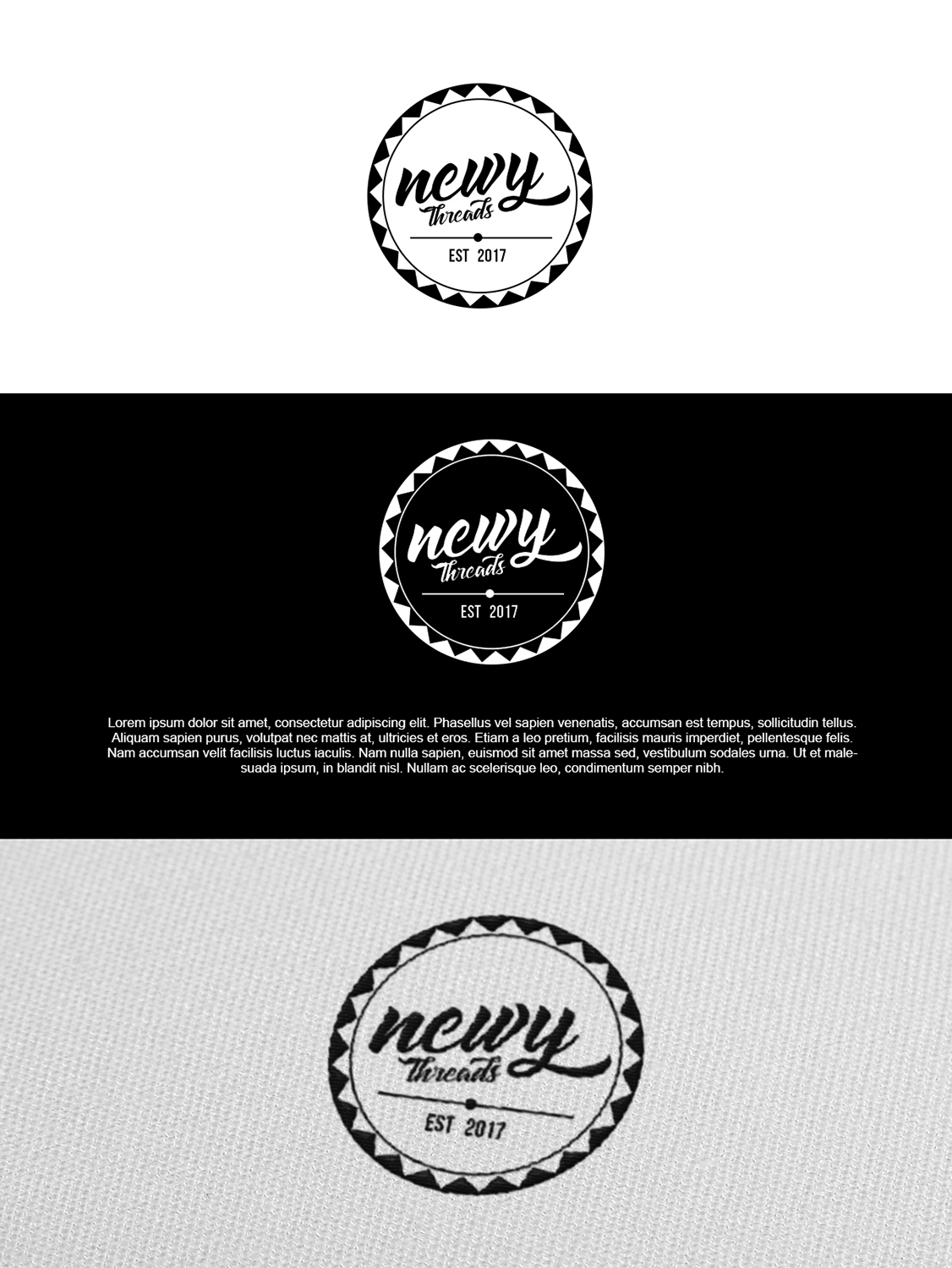 Logo Design by pixelgrapix for Newy Threads | Design #15970008