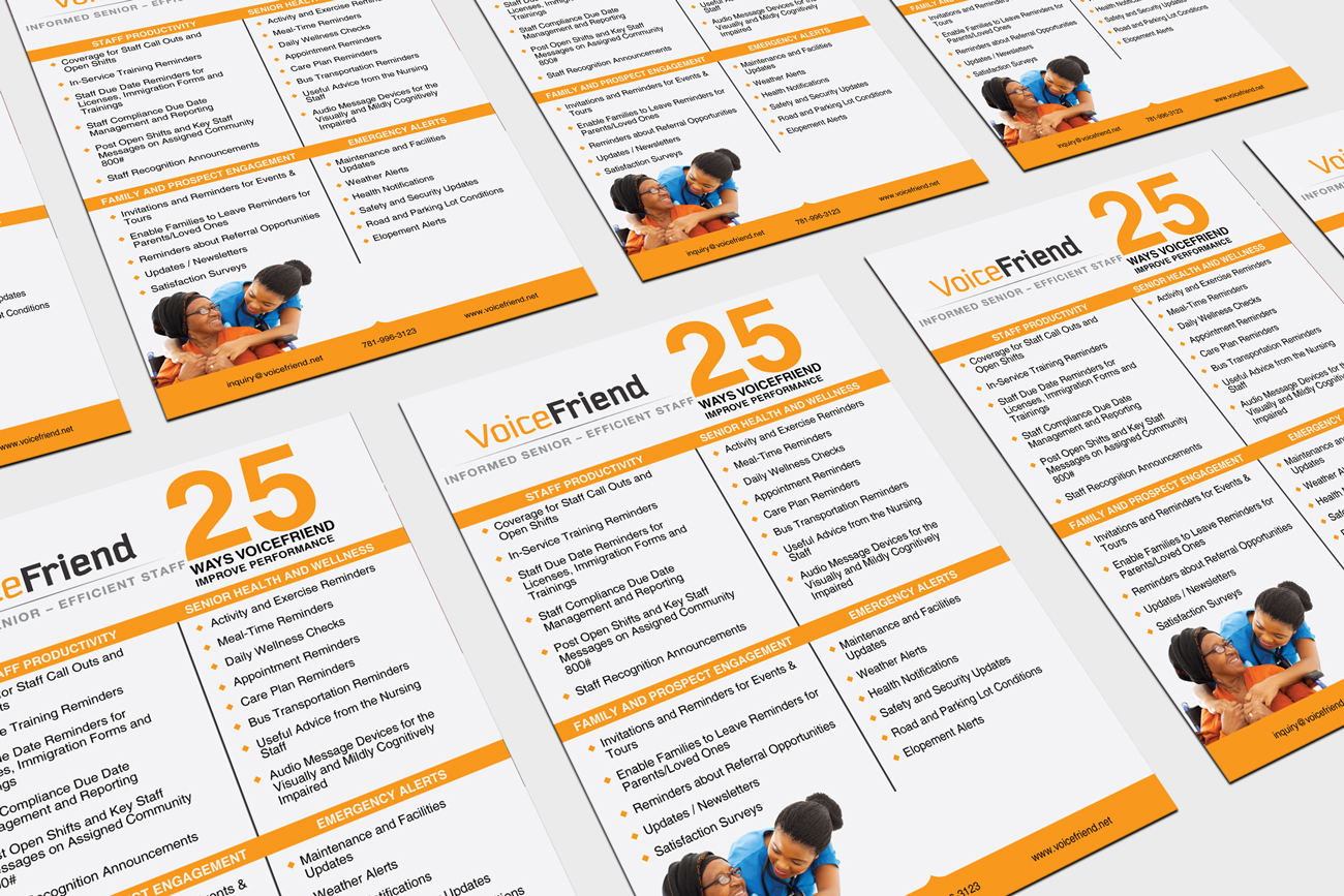 Flyer Design by Impressive Sol for VoiceFriend | Design #15987261