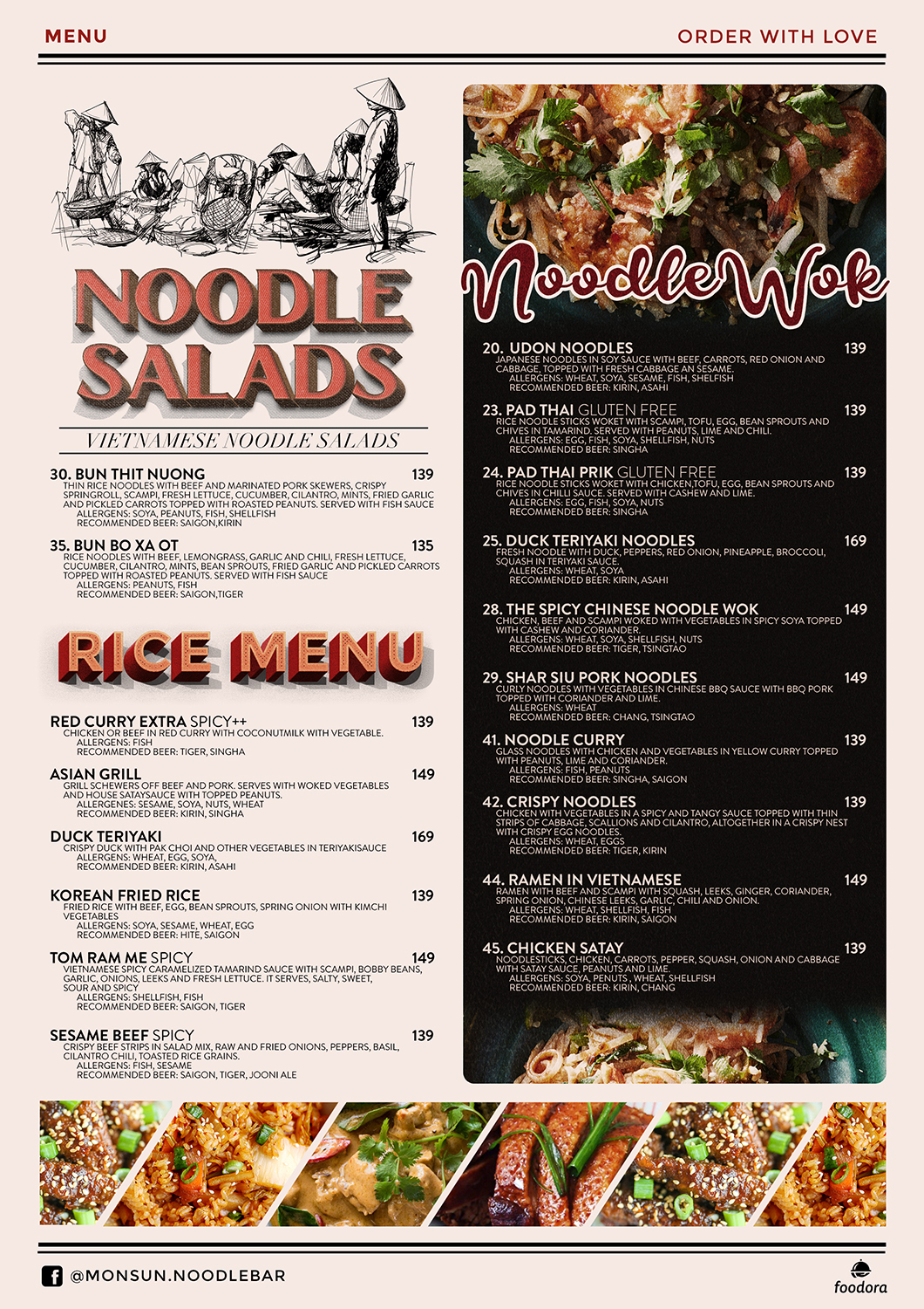 Menu Design by mrmrnjr for Monsun Restaurant AS | Design #15977619