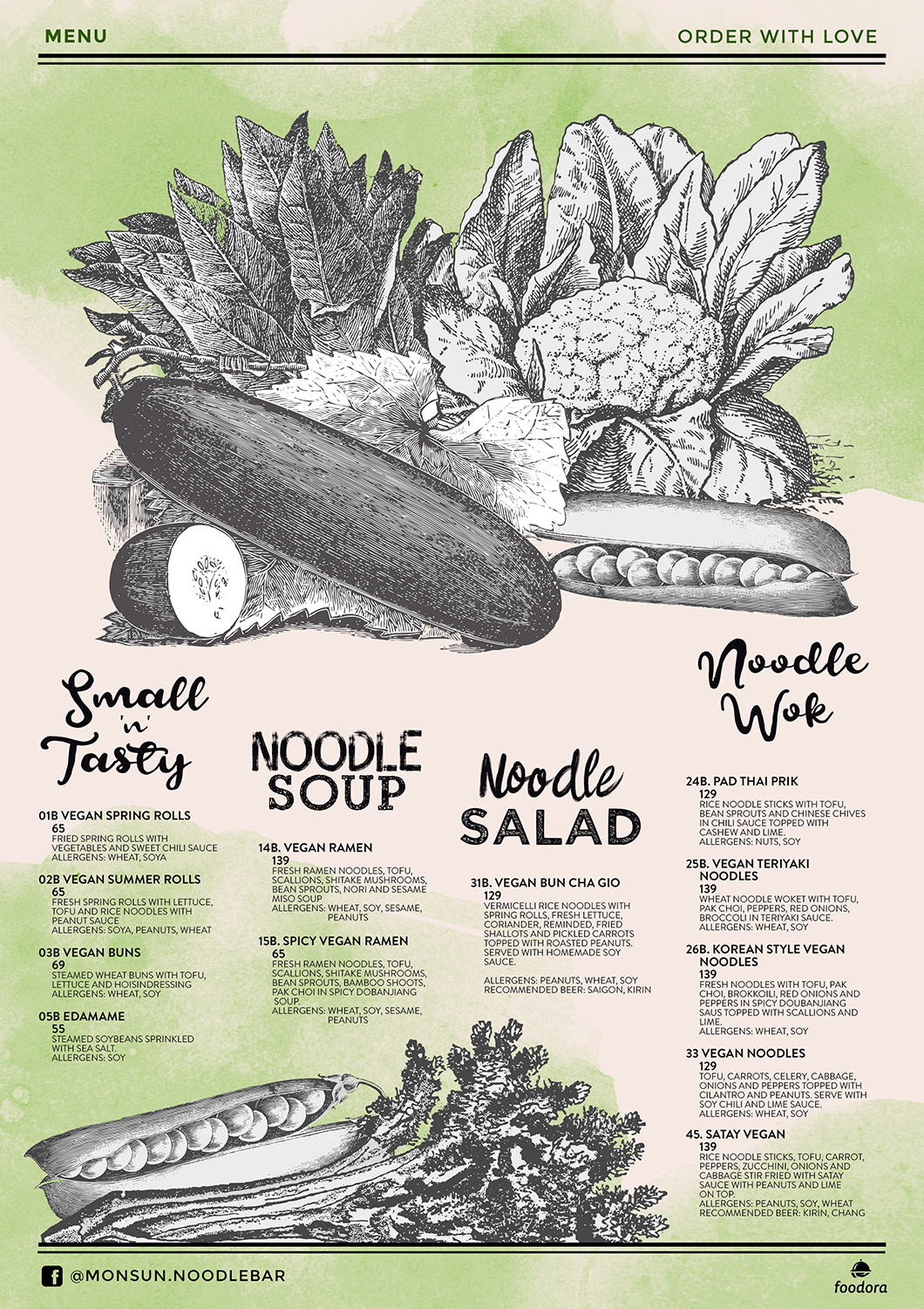 Menu Design by mrmrnjr for Monsun Restaurant AS | Design #16299038
