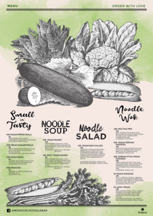 Menu Design by mrmrnjr for Monsun Restaurant AS | Design: #16299038