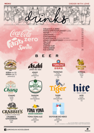 Menu Design by mrmrnjr for Monsun Restaurant AS | Design: #16311495