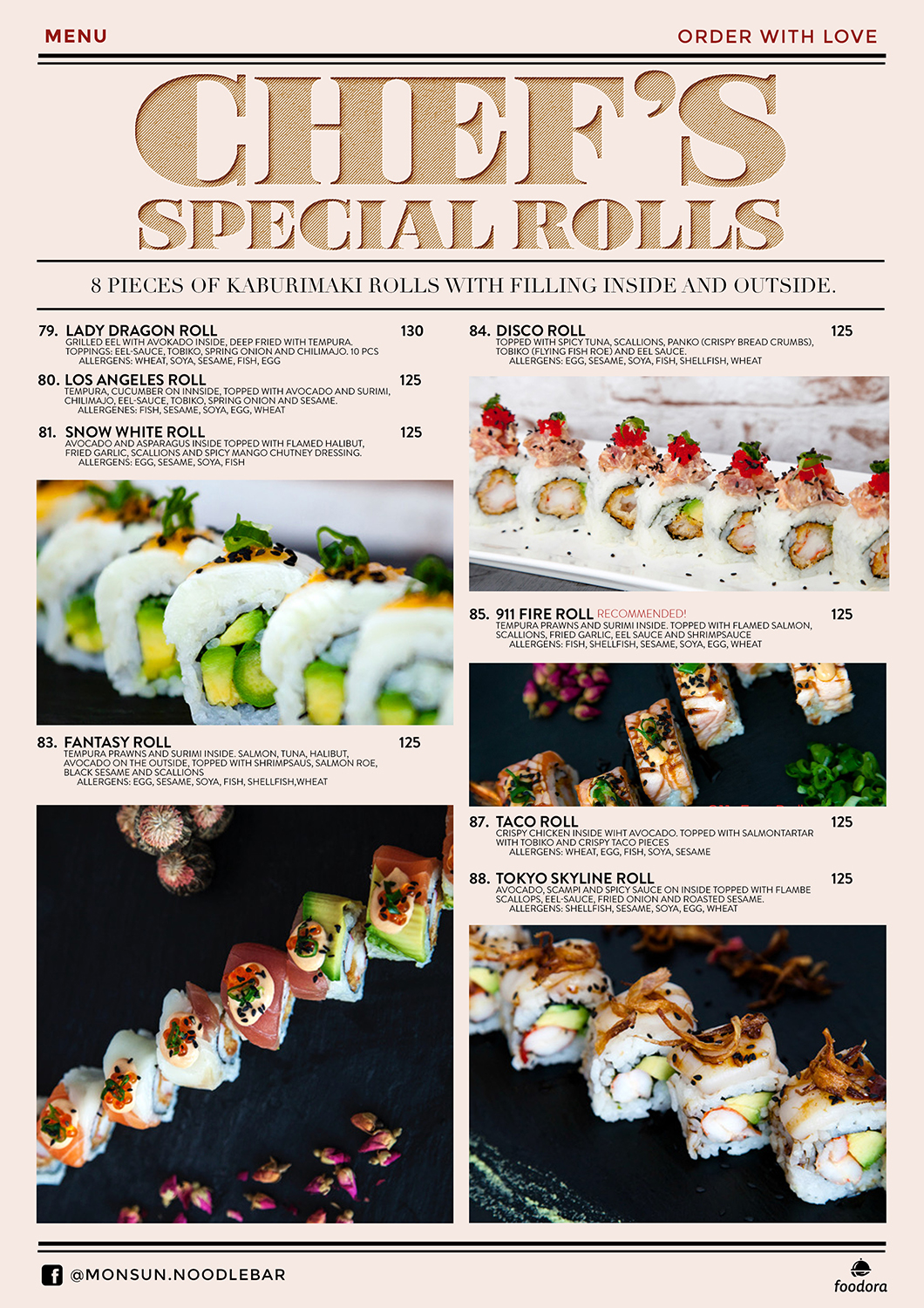 Menu Design by mrmrnjr for Monsun Restaurant AS | Design #16311595