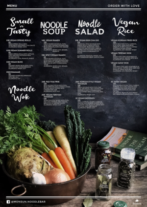 Menu Design by mrmrnjr for Monsun Restaurant AS | Design: #16353320