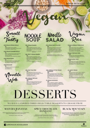 Newspaper looking Menu Design, Asian fusion Restaurant, Oslo, Norway | Menü-Design von mrmrnjr