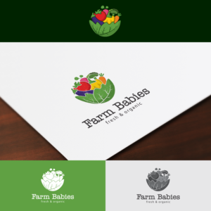 Farm Babies  | Diseño de Logo por Paperfox Designs