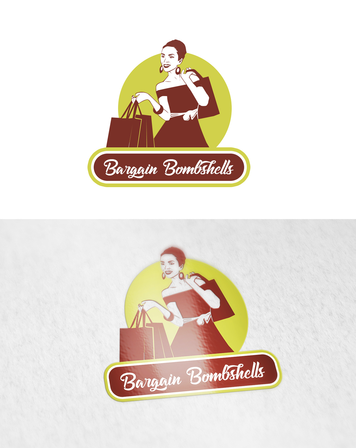 Diseño de Logo por pixelgrapix para Bargain Bombshells | Diseño #15975211