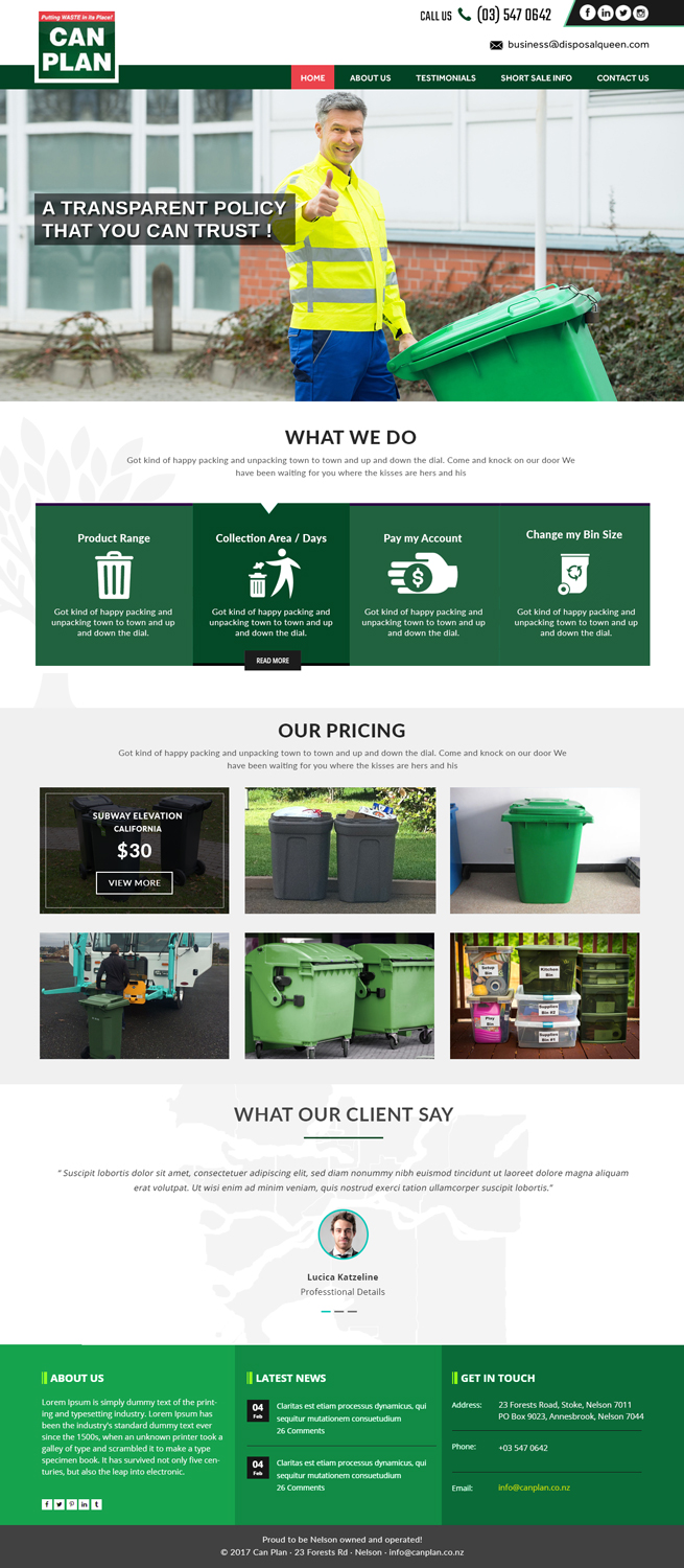 Web Design by Xclusive Designers for this project | Design #15989282