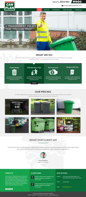 Web Design by Xclusive Designers for this project | Design #15989282