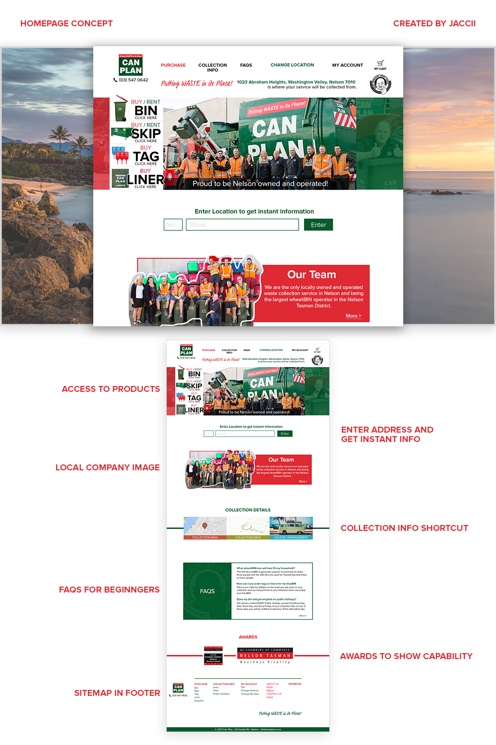 Web-Design von Jac Romani für dieses Projekt | Design #16050158