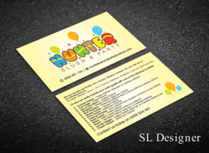 Hunter Slush & Party Business Card | Design de Carte de Visite par SL Designer