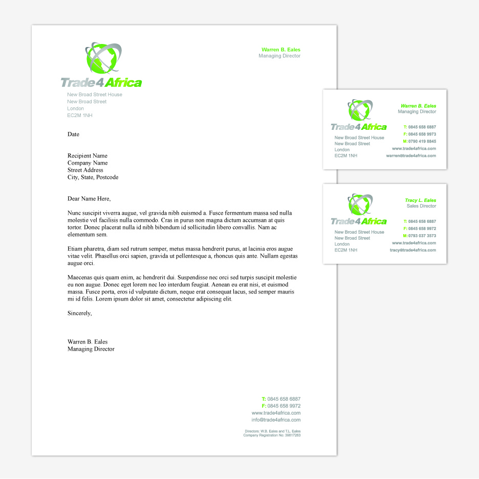 Stationery Design by DEZIGN 3000 for School Design and Build Limite | Design #40235