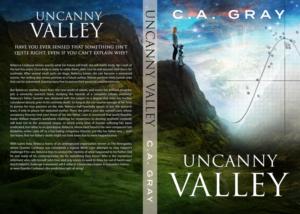 Book Cover for YA Novel: Uncanny Valley  | Design de Couverture de Livre par dienel96