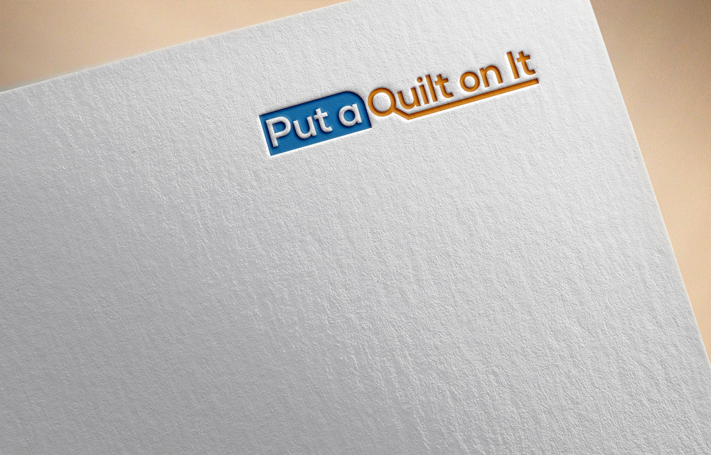 Logo Design by A S design @ for Put a Quilt on It | Design #16014250