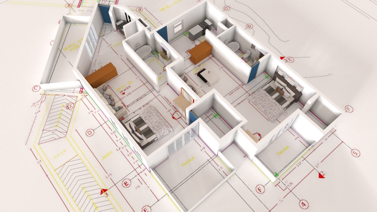 3D Design by Freddy Jackson for Habita Ltda | Design #15992158