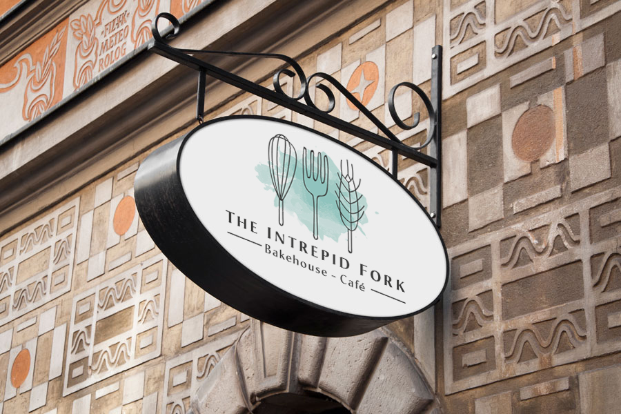 Logo Design by Irina Makedonska for The Intrepid Fork | Design #16002579