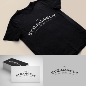 strangely | Logo Design by Paperfox Designs