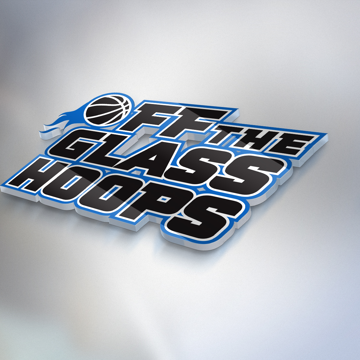 Logo Design by Sergio Coelho for Off the Glass Hoops | Design #15984503
