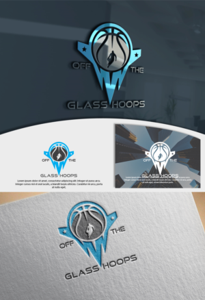 Logo Design by Renewable for Off the Glass Hoops | Design: #15992148