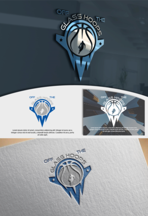 Logo Design by Renewable for Off the Glass Hoops | Design: #16048697
