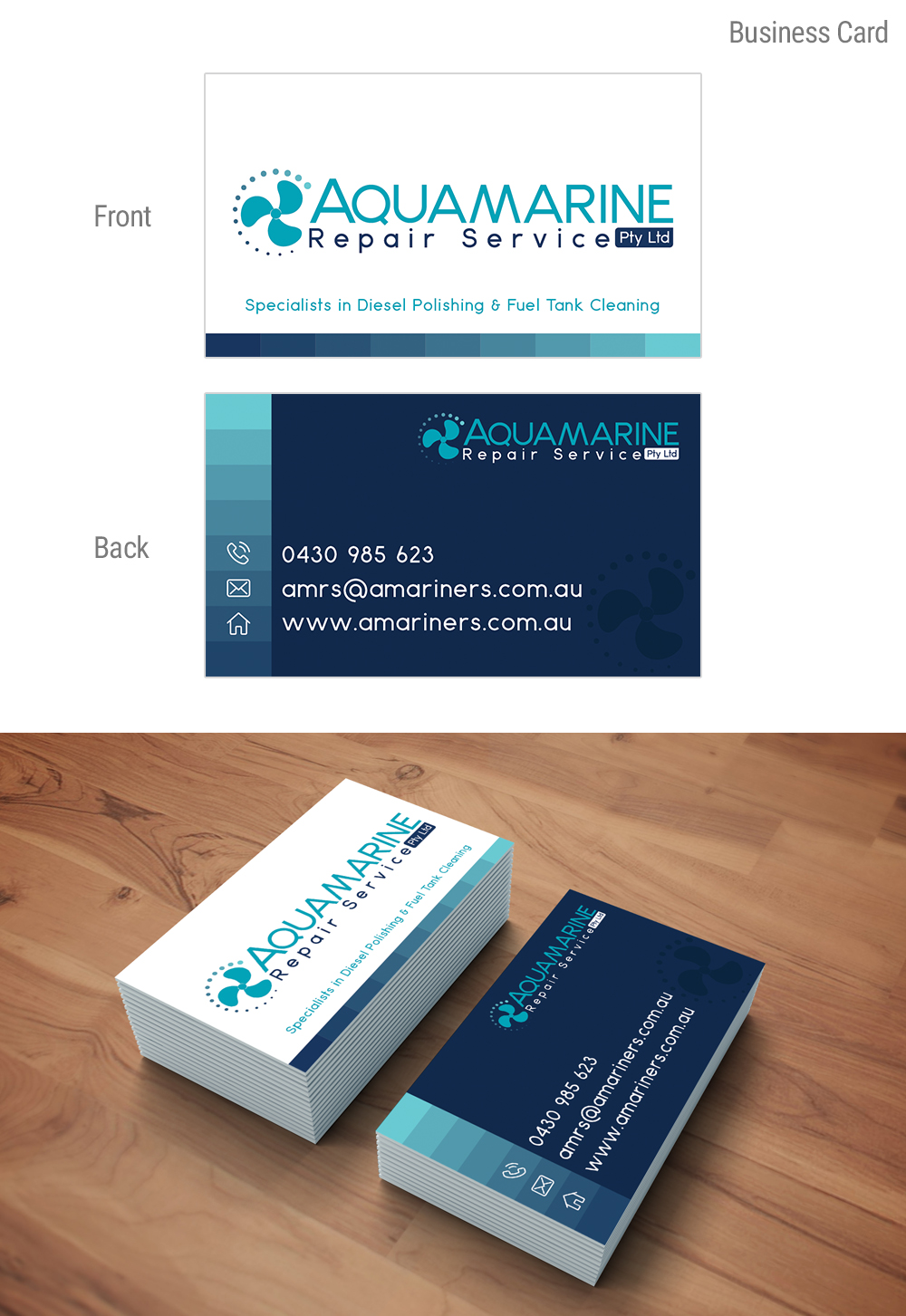 Design de Logo par Designer Hamza pour Aquamarine Repair Services  | Design #15982185