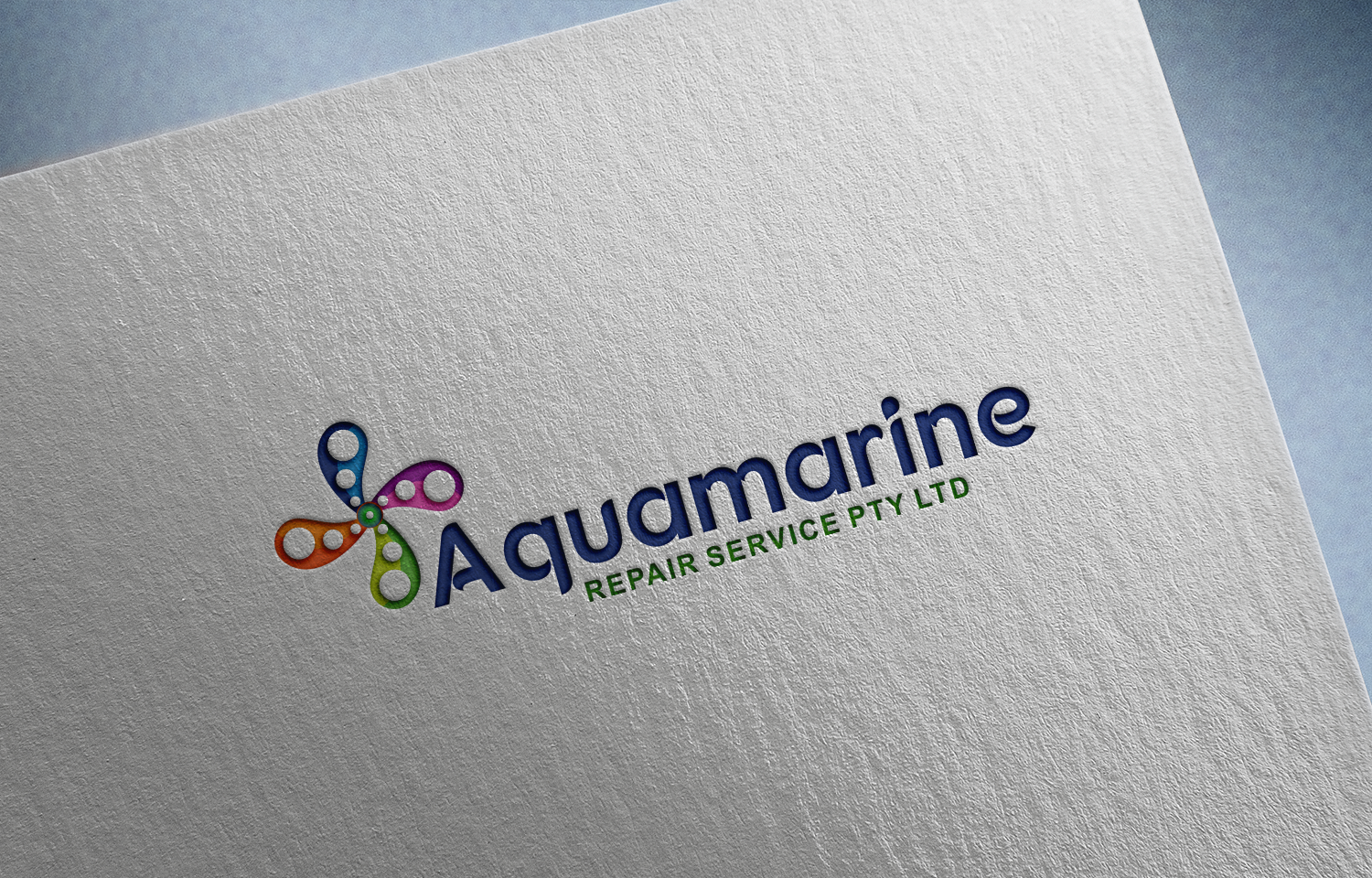 Logo Design by Angus Grafik Co. for Aquamarine Repair Services  | Design #15980403