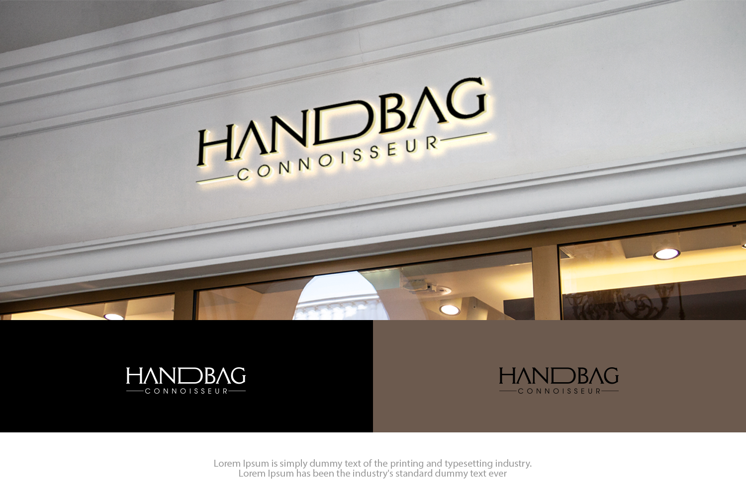 Logo Design by groomfox for Handbag Connoisseur | Design #16040382