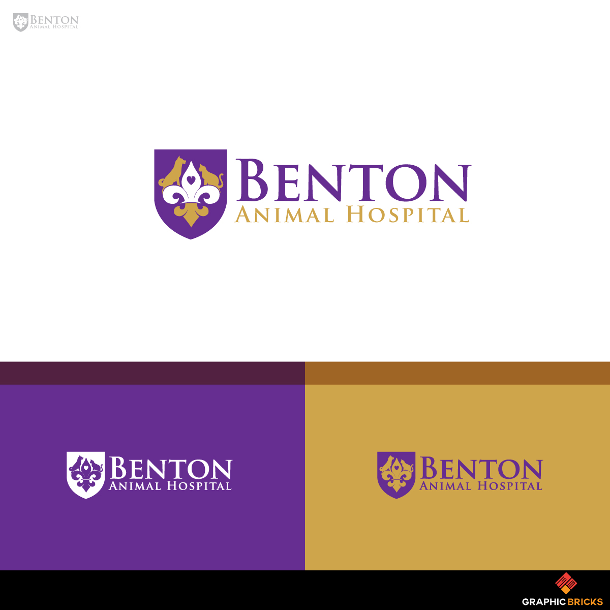 Diseño de Logo por Graphic Bricks para Benton Animal Hospital | Diseño #15988932