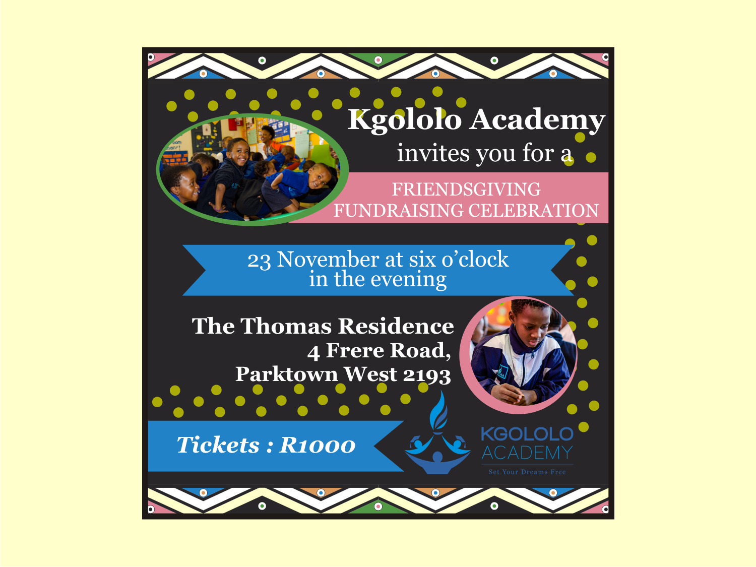 Stationery Design by R16 for Kgololo Academy | Design #16012680