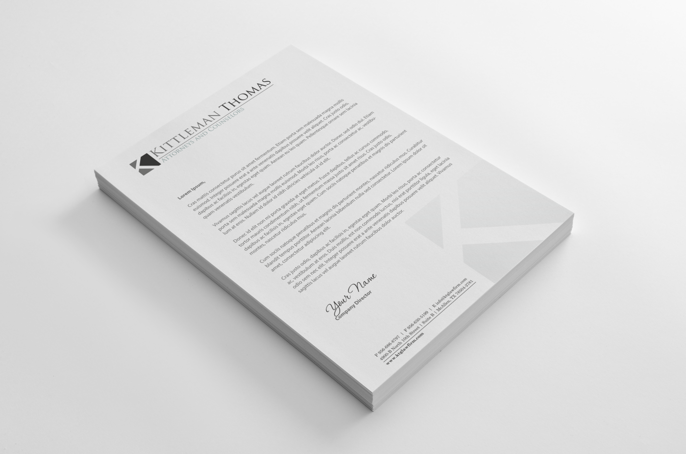 Letterhead Design by HYPdesign for this project | Design #2639215